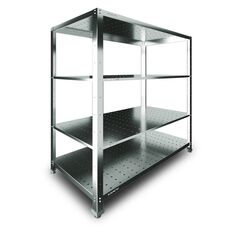Стеллаж производственный Restoinox СТПП-8/4-ЭЦ перфорированный