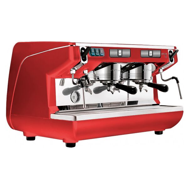 Кофемашина полуавтоматическая Nuova Simonelli Appia Life 2Gr S Red высокие группы с экономайзером (167627)