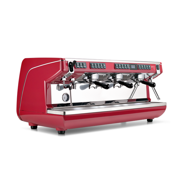 Кофемашина-автомат Nuova Simonelli Appia Life 3 Gr V Heart Red (15 л) высокие группы с экономайзером